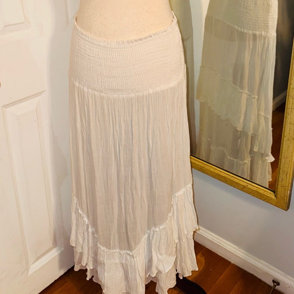 White Maxi Skirt